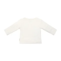 Little Dutch Newborn NOOS Little Farm T-shirt overslag lange mouw - 50 - Off White