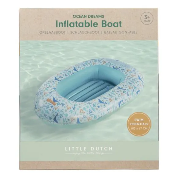 Little Dutch Ocean Dreams Opblaasboot - Blauw