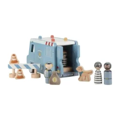 Little Dutch Politiewagen Inclusief Pegdolls – Hout