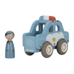 Little Dutch Politiewagen Inclusief Pegdoll – Hout