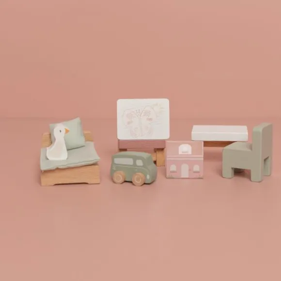 Little Dutch Poppenhuis Uitbreidingsset - Kinderkamer