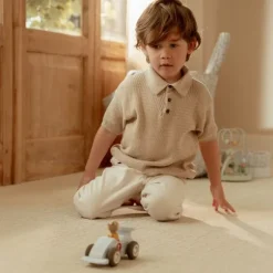 Little Dutch Pullback Racewagens Inclusief Pegdolls – Set van 2 – Hout