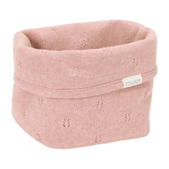 Little Dutch Pure - Commodemandje Klein - 15 x 15 x 15 cm - Gebreid - Blossom