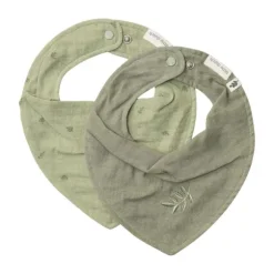 Little Dutch Pure Bandana Slab - Set van 2 - Soft Beige