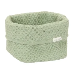 Little Dutch Pure Commodemandje Klein - 15 x 15 x 15 cm - Gebreid - Sage