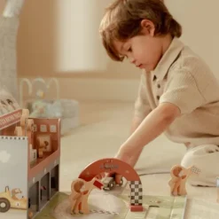 Little Dutch Speelkoffer Racebaan - Hout