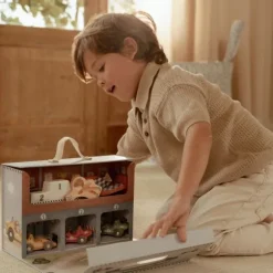 Little Dutch Speelkoffer Racebaan - Hout