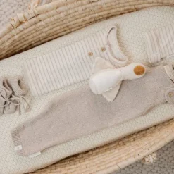 Little Dutch Stripe Lange Mouw T-Shirt - Maat 50 - Soft Beige