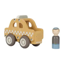 Little Dutch Taxi Inclusief Pegdoll – Hout