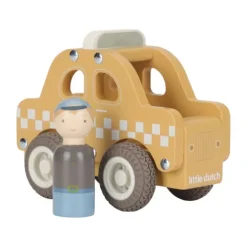 Little Dutch Taxi Inclusief Pegdoll – Hout