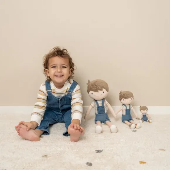 Little Dutch Vintage Sunny Stripes Knuffelpop - Jim - 35 cm