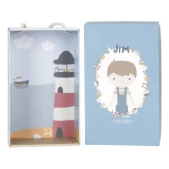 Little Dutch Vintage Sunny Stripes Knuffelpop - Jim - 35 cm