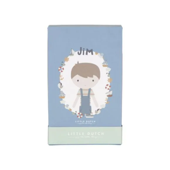 Little Dutch Vintage Sunny Stripes Knuffelpop - Jim - 35 cm