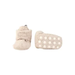 Lodger Folklore Fleece Slofjes Birch 3-6 Mnd