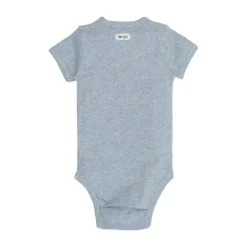 Lodger Melange Romper Korte Mouw - Maat 56 - Blue Fogg