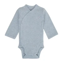 Lodger Melange Romper Lange Mouwen - Maat 50 - Blue Fogg