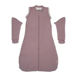 Lodger Rib Slaapzak Hopper - Maat 50/62 - Rose