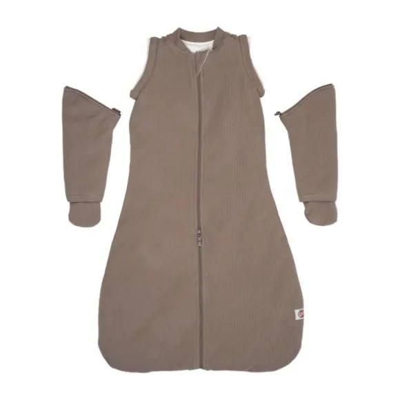 Lodger Rib Slaapzak Hopper - Maat 50/62 - Rose