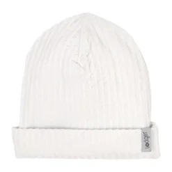 Lodger Seersucker Mutsje - 6-12 Mnd - Cloud Dancer