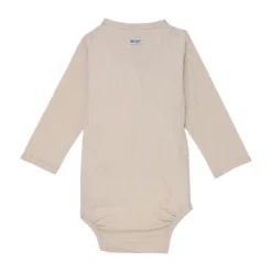 Lodger Seersucker Overslagromper - Lange Mouw - Mt. 56 - Birch