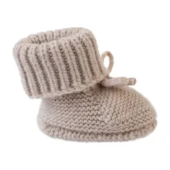 Lodger Slofjes - Merino Wool - Beige - 6-12M