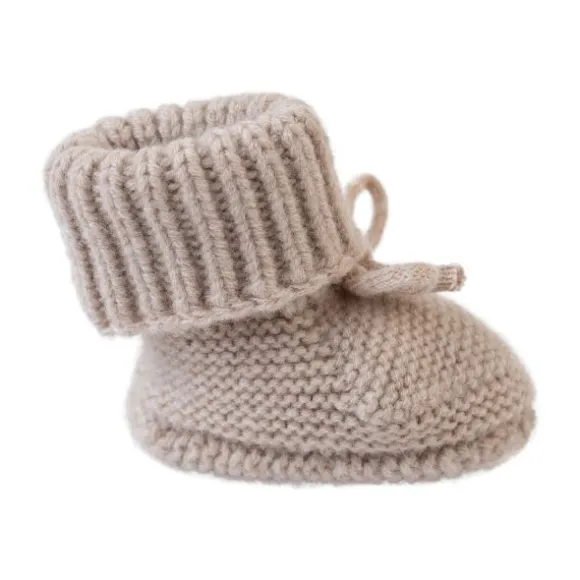 Lodger Slofjes - Merino Wool - Beige - 6-12M