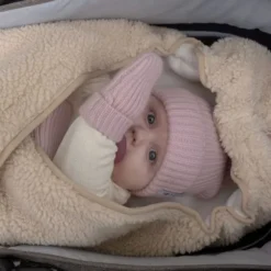 Lodger Wikkeldeken Teddy - Beige