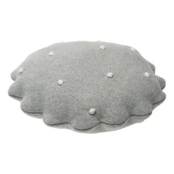 Lorena Canals Biscuit Kussen – Rond – Grijs