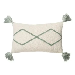 Lorena Canals Little Oasis Kussen – Indus Blue