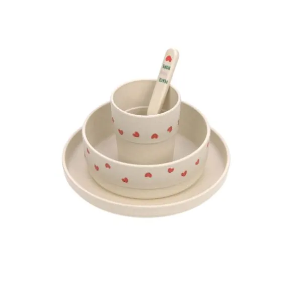 Lässig Eetset - Happy Rascals - Heart Lavender