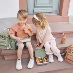 Lässig Happy Prints Lunchbox Caramel Roestvrijstaal