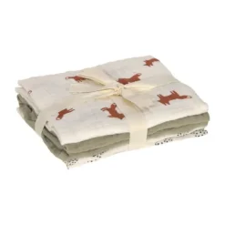 Lässig Little Forest Fox Swaddle 3 Stuks