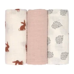 Lässig Little Forest Rabbit Swaddle 3 Stuks