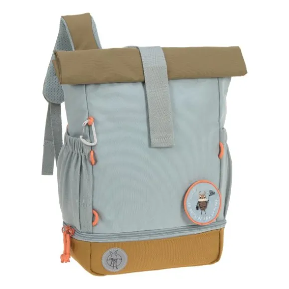 Lässig Rolltop Mini Backpack Nature Light Blue