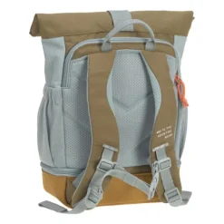 Lässig Rolltop Mini Backpack Nature Light Blue