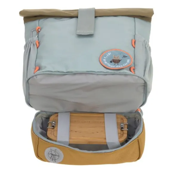 Lässig Rolltop Mini Backpack Nature Light Blue