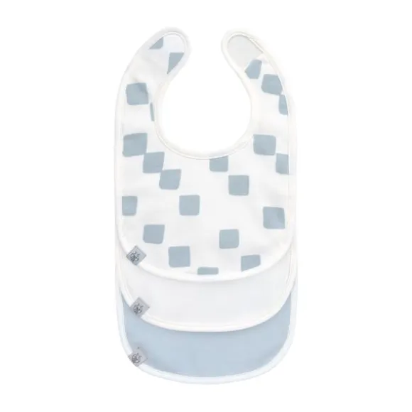 Lässig Slabbetje Newborn 3 Stuks - Happy Fruits - Light Blue