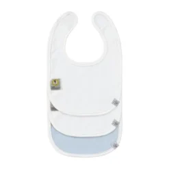 Lässig Slabbetje Newborn 3 Stuks - Happy Fruits - Light Blue