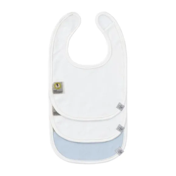 Lässig Slabbetje Newborn 3 Stuks - Happy Fruits - Light Blue