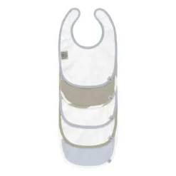 Lässig Slabbetjes Set van 5 - Happy Fruits - Peach/Pastel Lilac