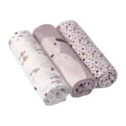 Lässig Tiny Farmer Explorer Flowers Swaddle 3 Stuks