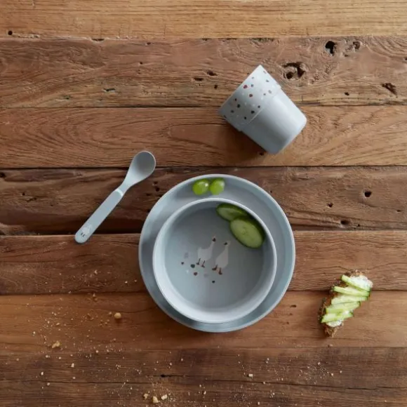 Lässig Tiny Farmer Sheep / Goose Dinerset Blue