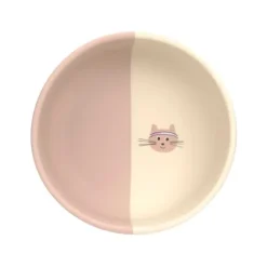 Lässig Tiny Team Cat Kommetje - Siliconen - Roze