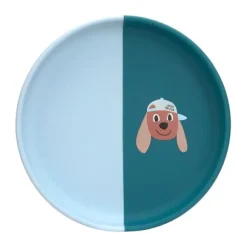 Lässig Tiny Team Dog Bord - Siliconen - Blauw