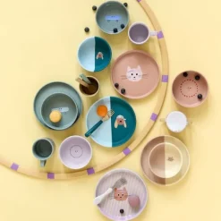 Lässig Tiny Team Dog Bord - Siliconen - Blauw