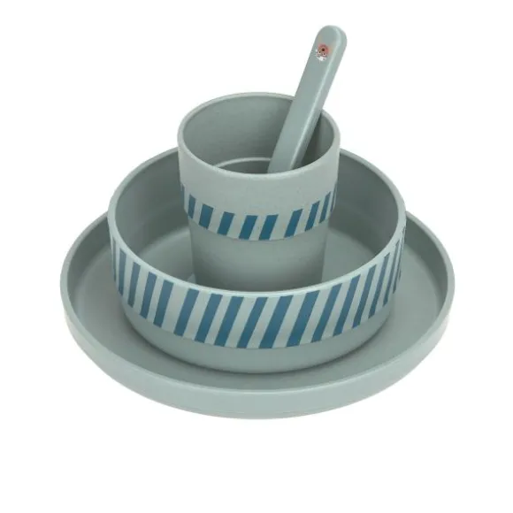 Lässig Tiny Team Dog Dinerset - Groen/Blauw