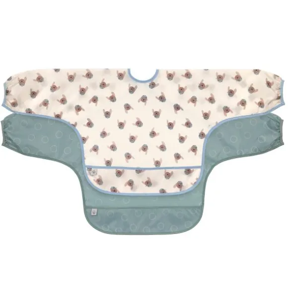 Lässig Tiny Team Dog Slab Met Mouwen - 2 Stuks - Groen/Blauw