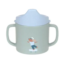 Lässig Tiny Team Dog Tuitbeker - PP/Cellulose - Groen/Blauw