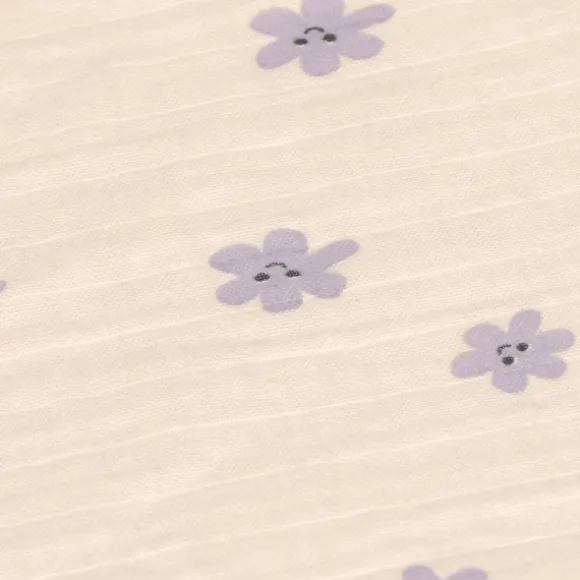 Lässig Tiny Team Swaddle & Burp Doeken - 3 Stuks - 60 x 60 cm - Pastel Lila