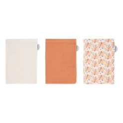 Luma Flowerfever Washand - Nude - 3 Stuks